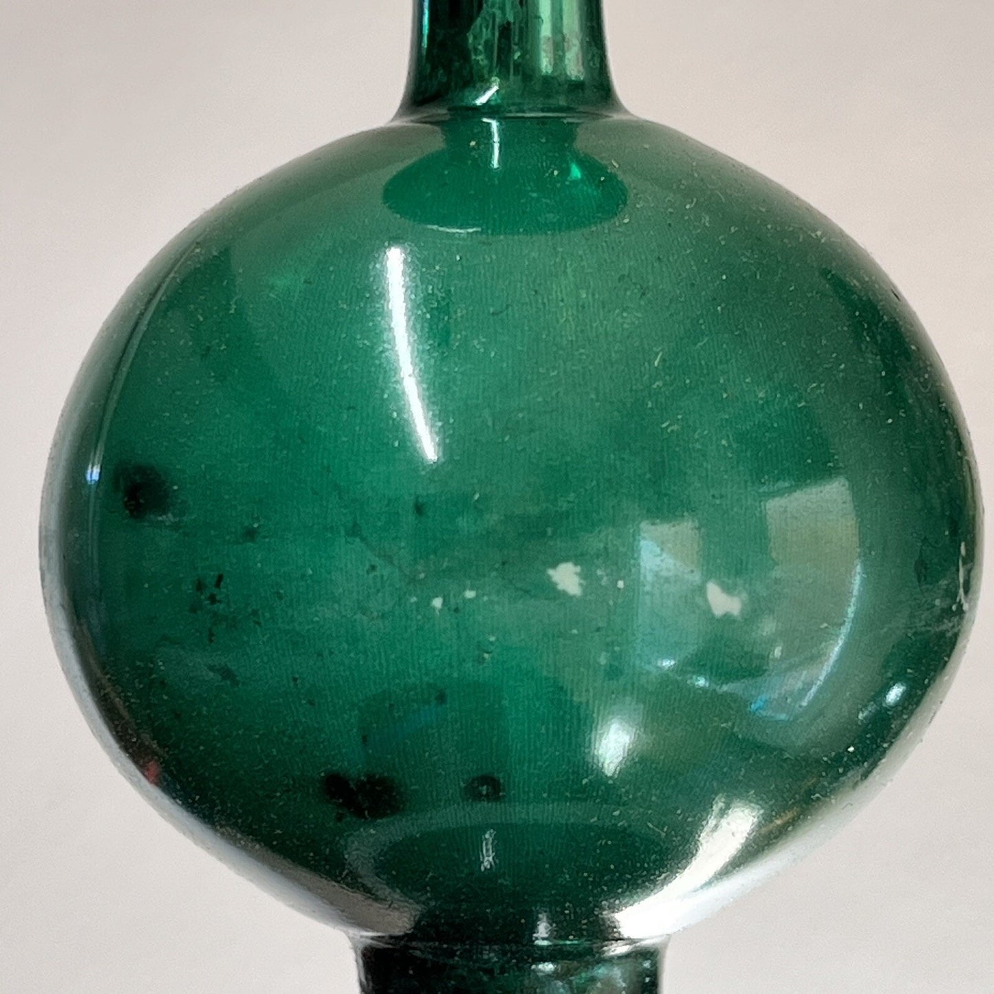 Vintage 1950s Shiny Brite 15” Spire Handblown Glass Tree Topper Original Box