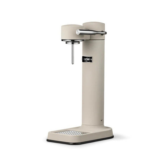 Aarke Carbonator 3 Sparkling Water Maker Sand Matte Bottle Cordless Minimalist