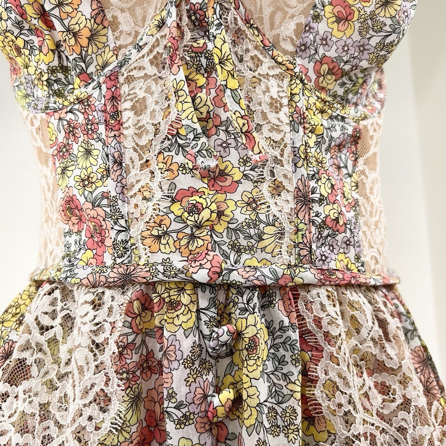 NWT For Love Lemons (M) Victoria’s Secret Esme Mini Dress Romantic Coquette Lace