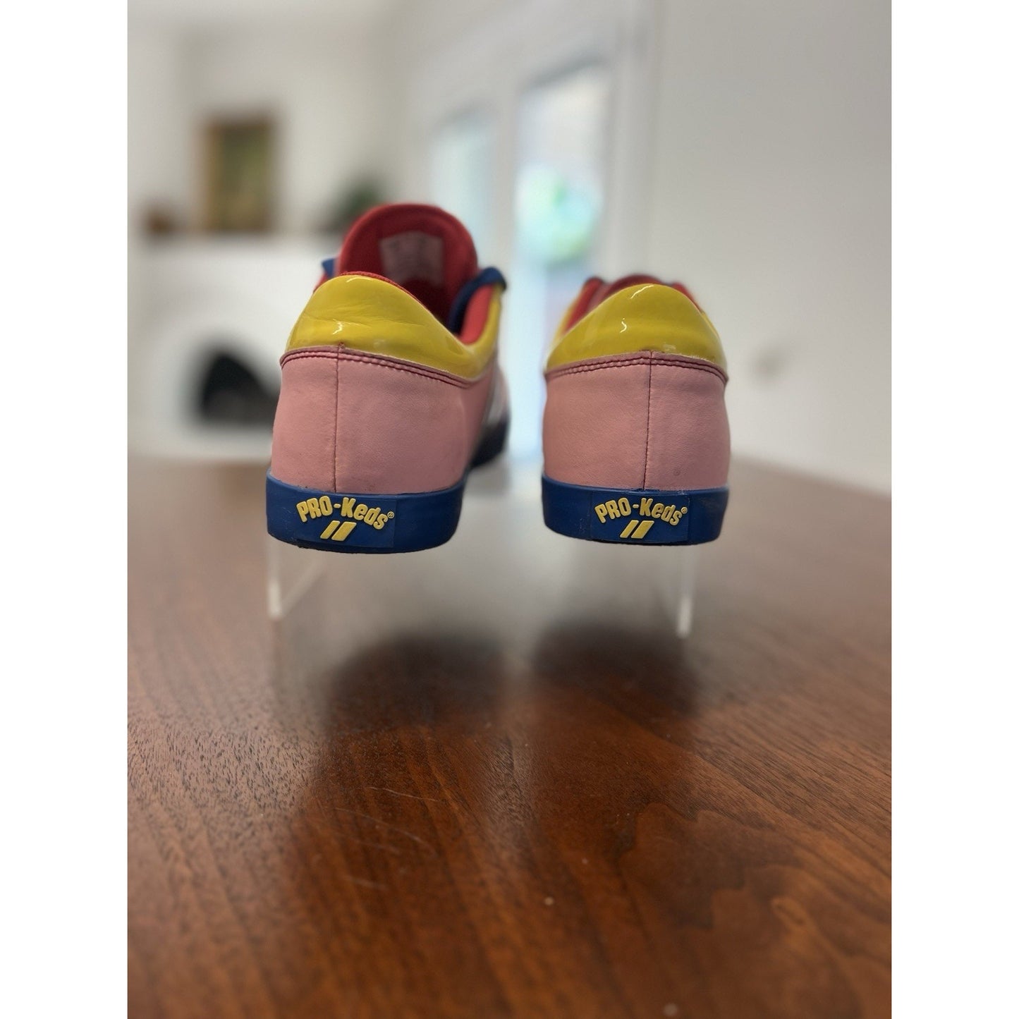 Vtg 2000s Pro Keds Royal Skyhawk Bubble Yum PM5003 Pink Leather Rare Size 11.5