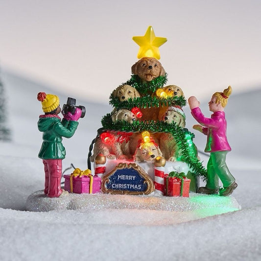 St Nicholas Square Village "HOLIDAY PET PORTRAIT" ‘25 Christmas Dogs Illuminated