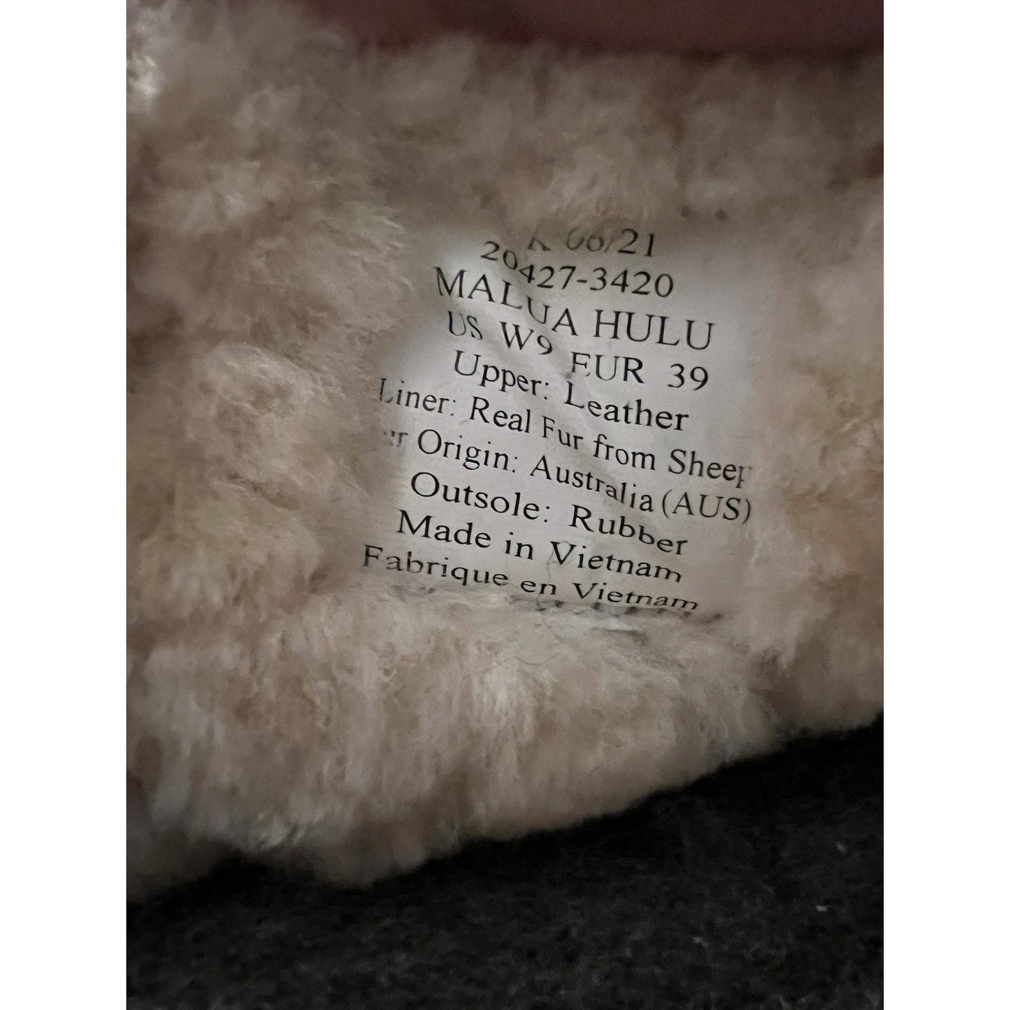 Olukai Malua Hulu Boots Women’s Sz 9 Shearling Lined Nubuck Leather Tan