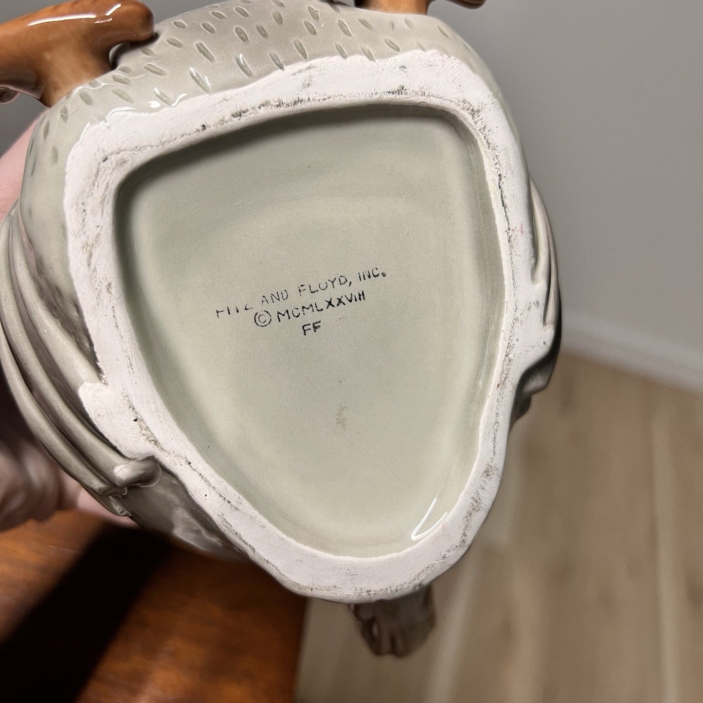 FITZ & FLOYD Owl Tea Pot *imperfect*