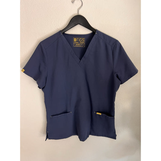 FIGS Catarina 3 Pocket Women’s Scrub Top Size Medium