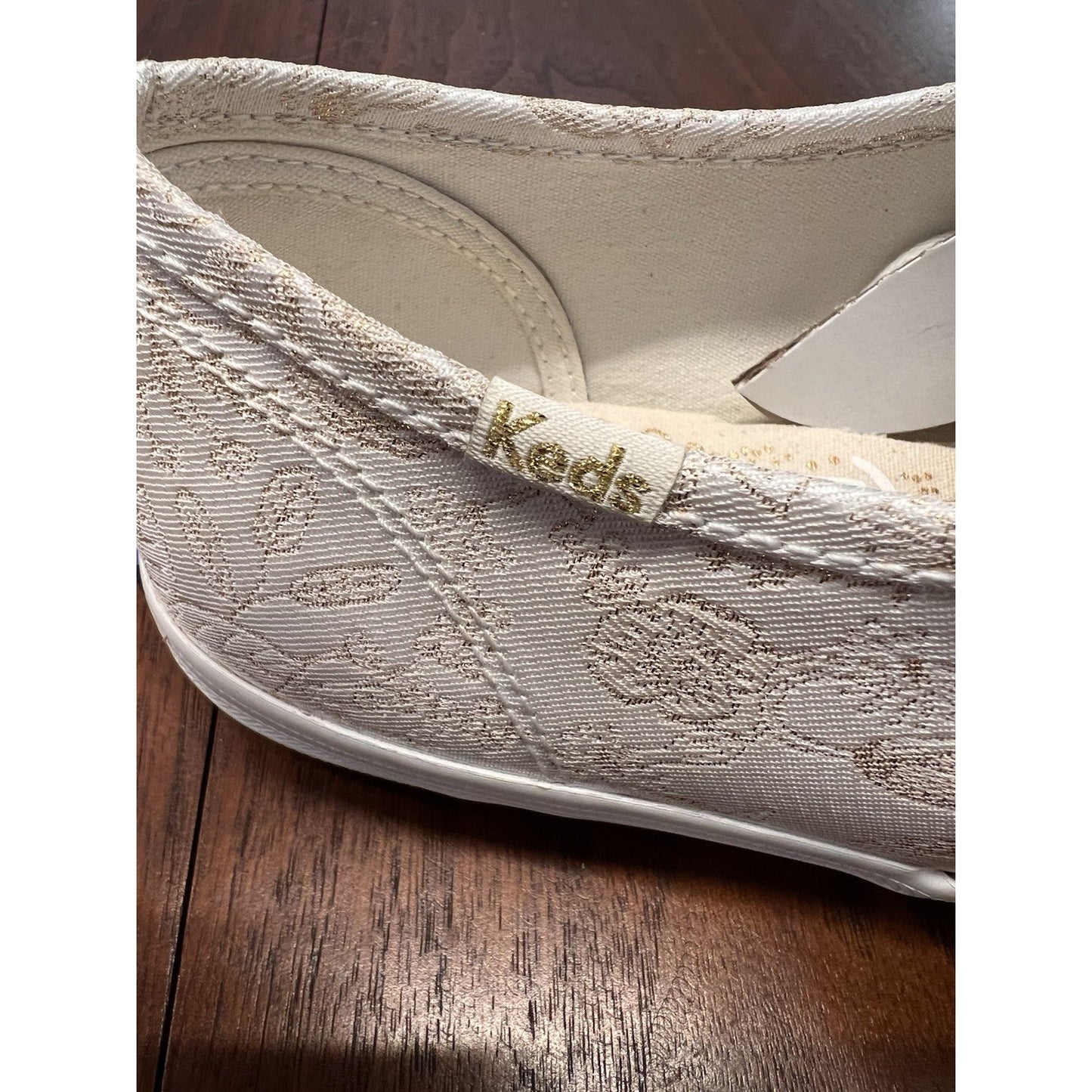 Keds x Rifle Paper Co. Champion Colette Sneakers Floral Jacquard Pattern Sz 9.5W
