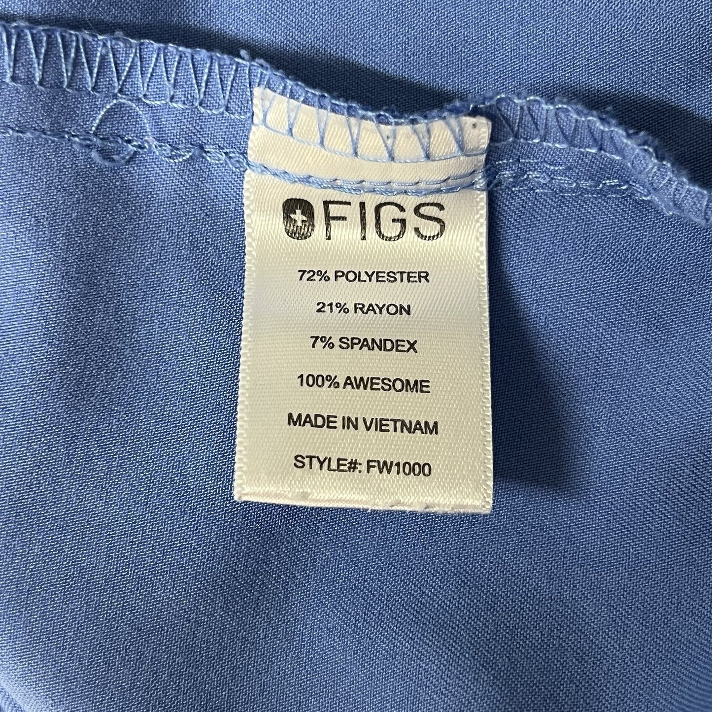 FIGS Catarina One Pocket Women’s Scrub Top PO#1356 Size Large Style# FW1000