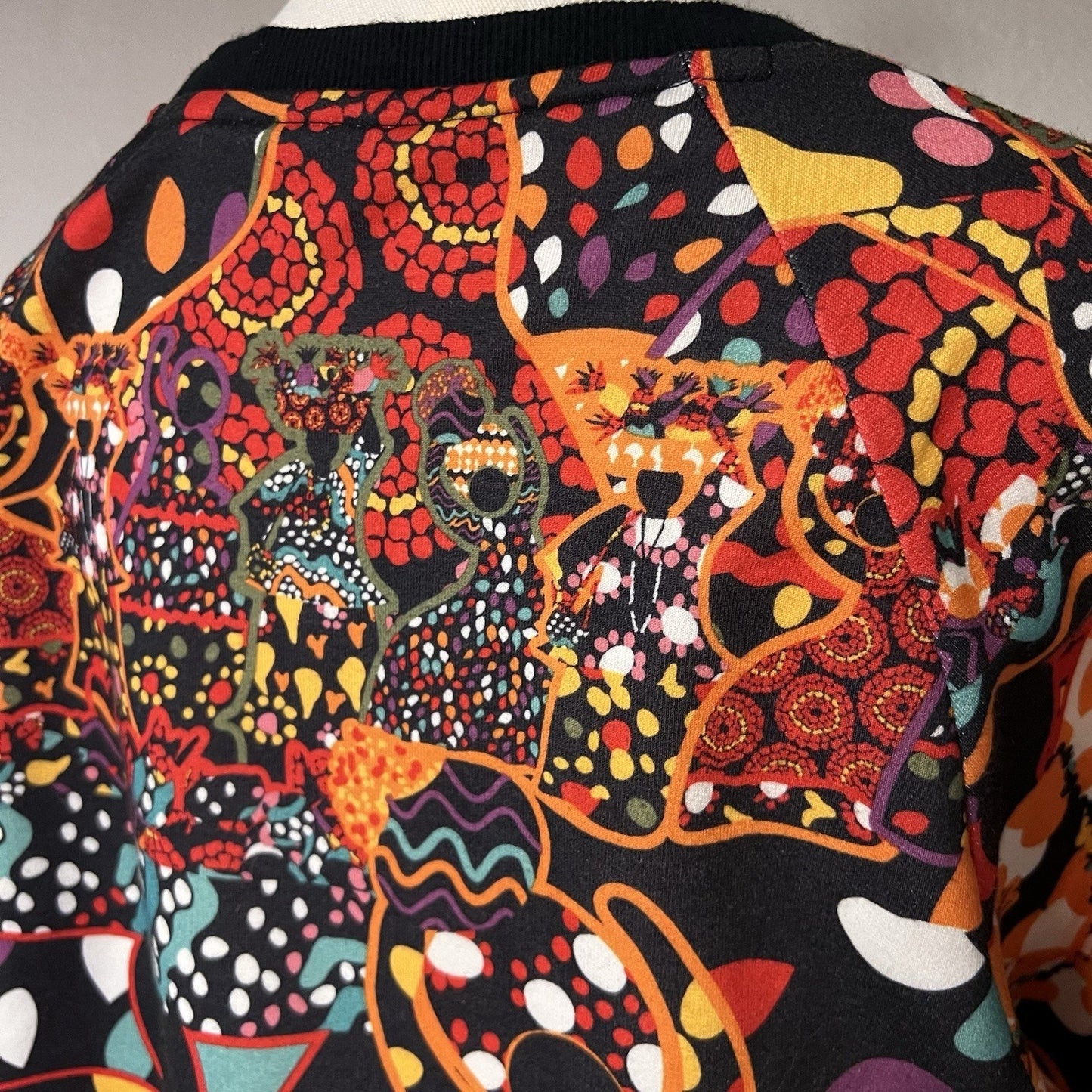 RARE Adidas X Farm Rio Maracatu XS Sweater 2014 Floral Gold Retro Streetwear