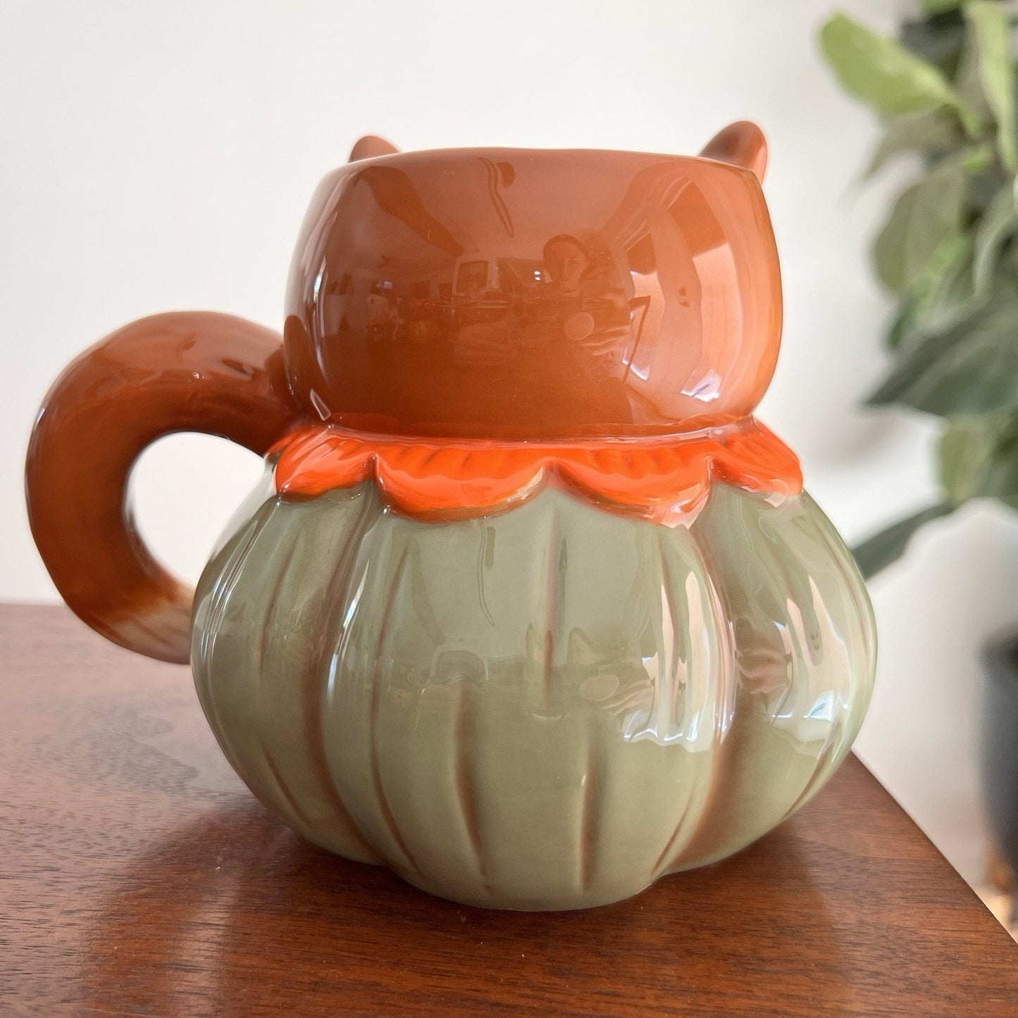 Johanna Parker Fox Mug Fall Harvest Critter Thanksgiving Pumpkin Anthropomorphic