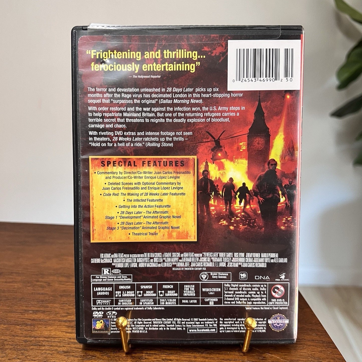 28 Weeks Later Widescreen DVD 2007 No Scratches Special Features & Extras