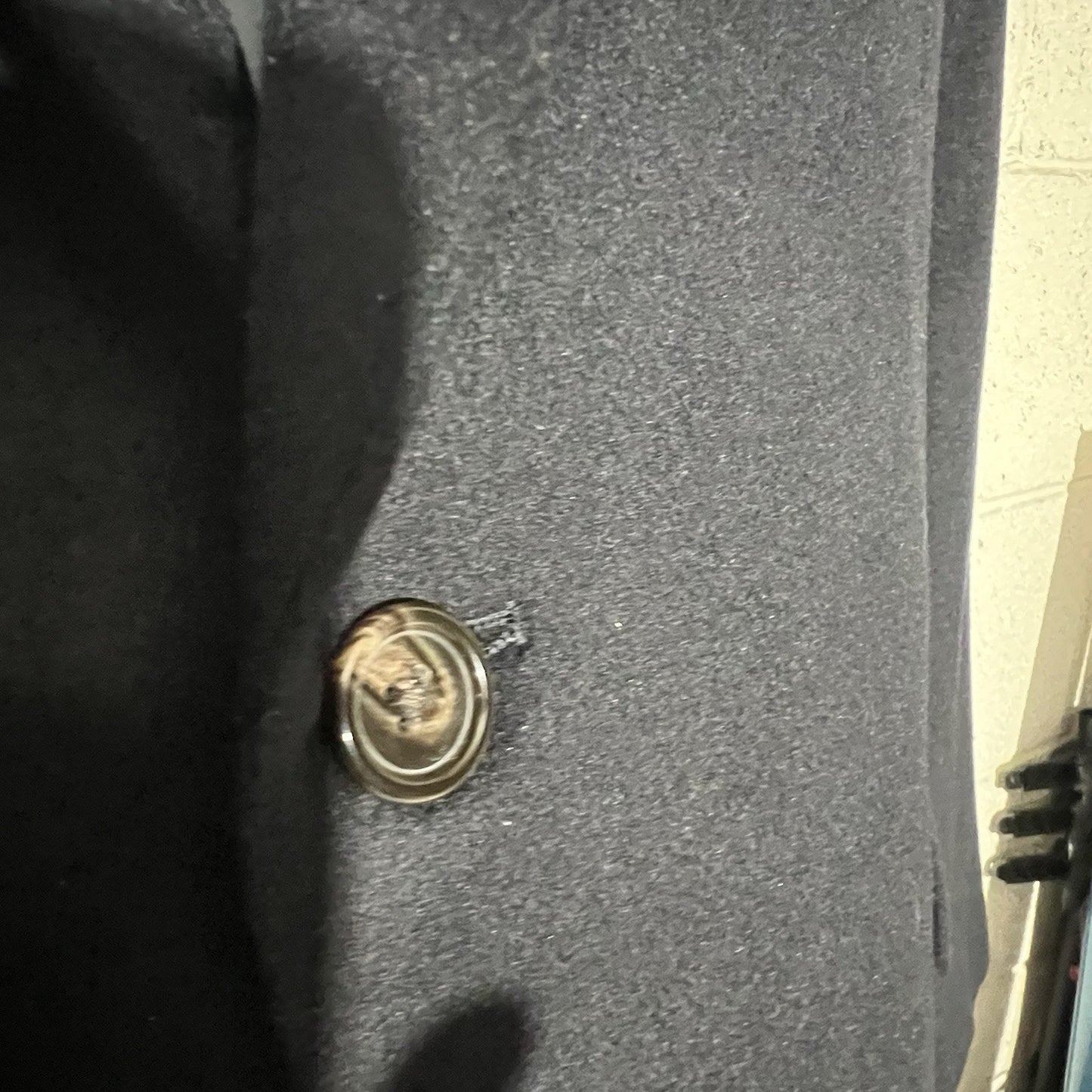 Lauren By Ralph Lauren 2 Button Black Silk/Wool/Cashmere Suit Jacket 46R