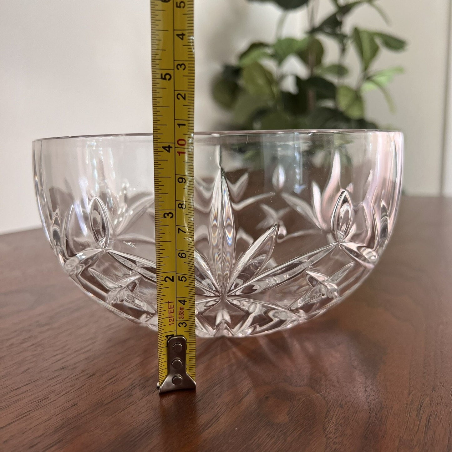 Tiffany & Co. Crystal Glass Serving Bowl Designed Exclusively for Enterprise 8”
