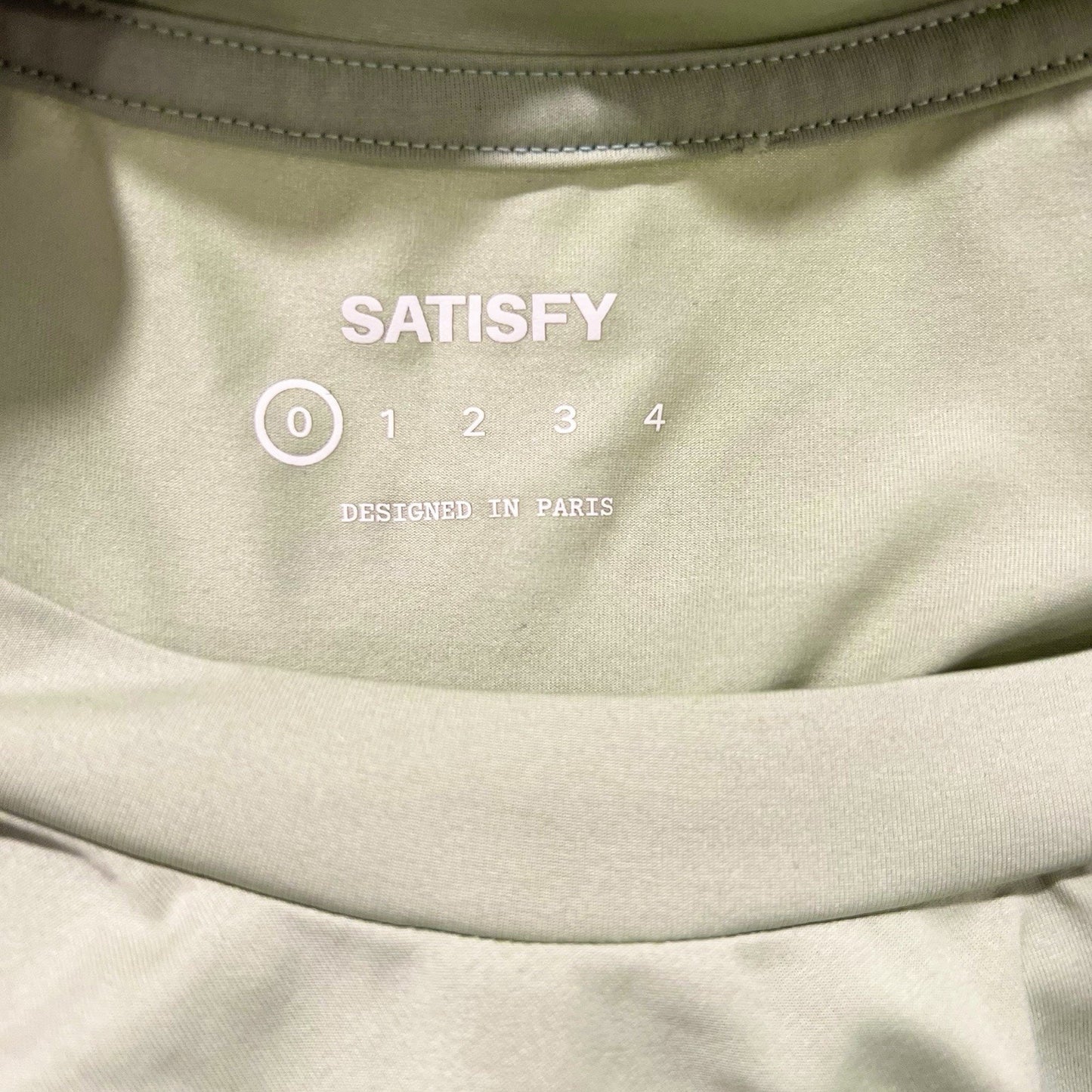 Satisfy Air Logo-Perforated Auralite Tank 38” Sleeveless Muscle Tee Running