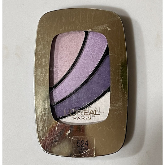 Loreal Colour Riche Dual Effects Eyeshadow 524 STACKED HEELS Purple Pink Retro