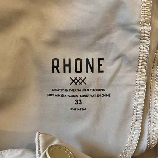 3 Pairs Rhone 8” Resort Shorts Size 33 Blue Grey Tan Stretch Golf Casual Active