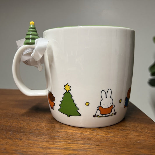 NEW Miffy By Magenta Christmas Coffee 3D Mug Holiday Two Sided