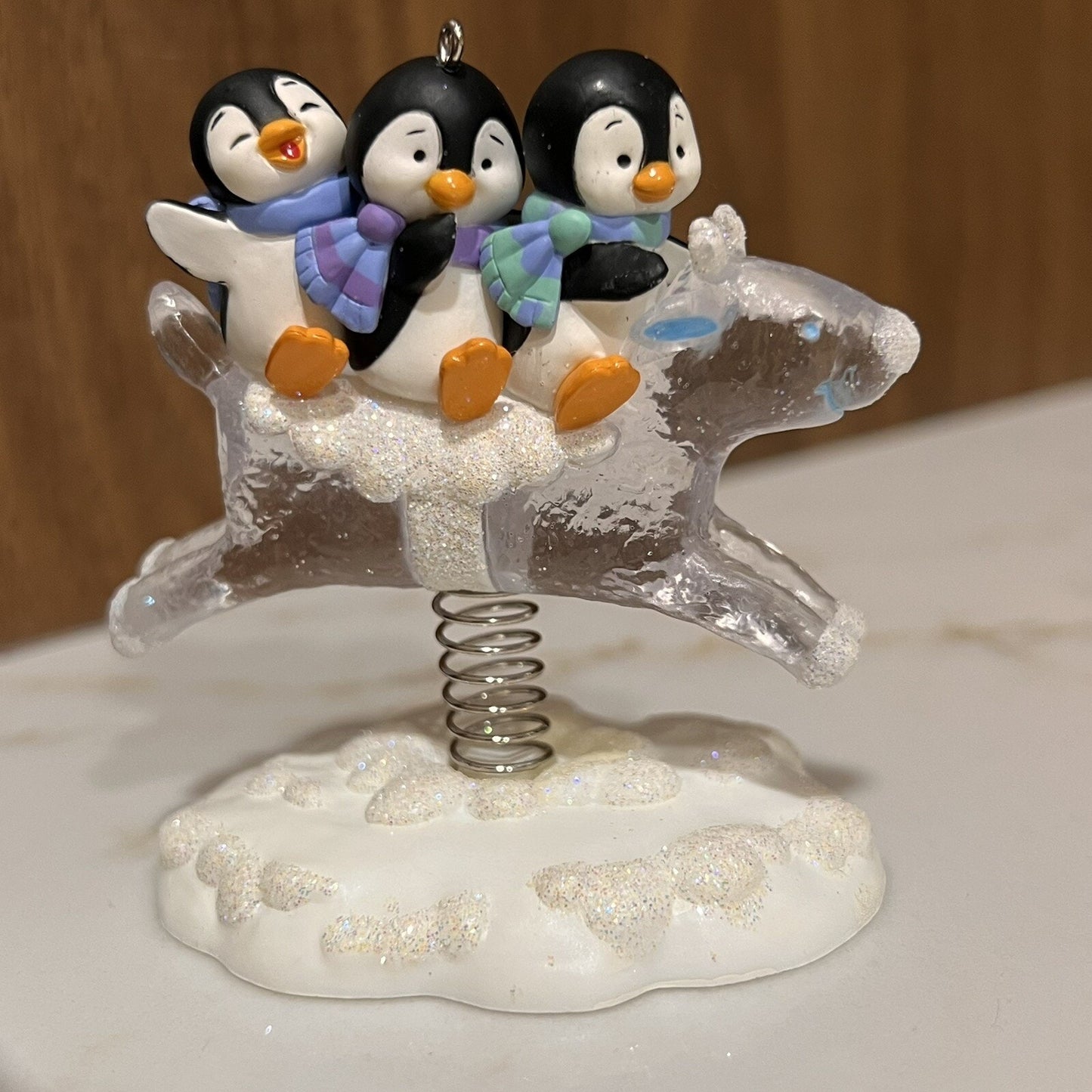 2013 Hallmark Keepsake Penguin Pals “Playful Penguins” Christmas Ornament w/ Box