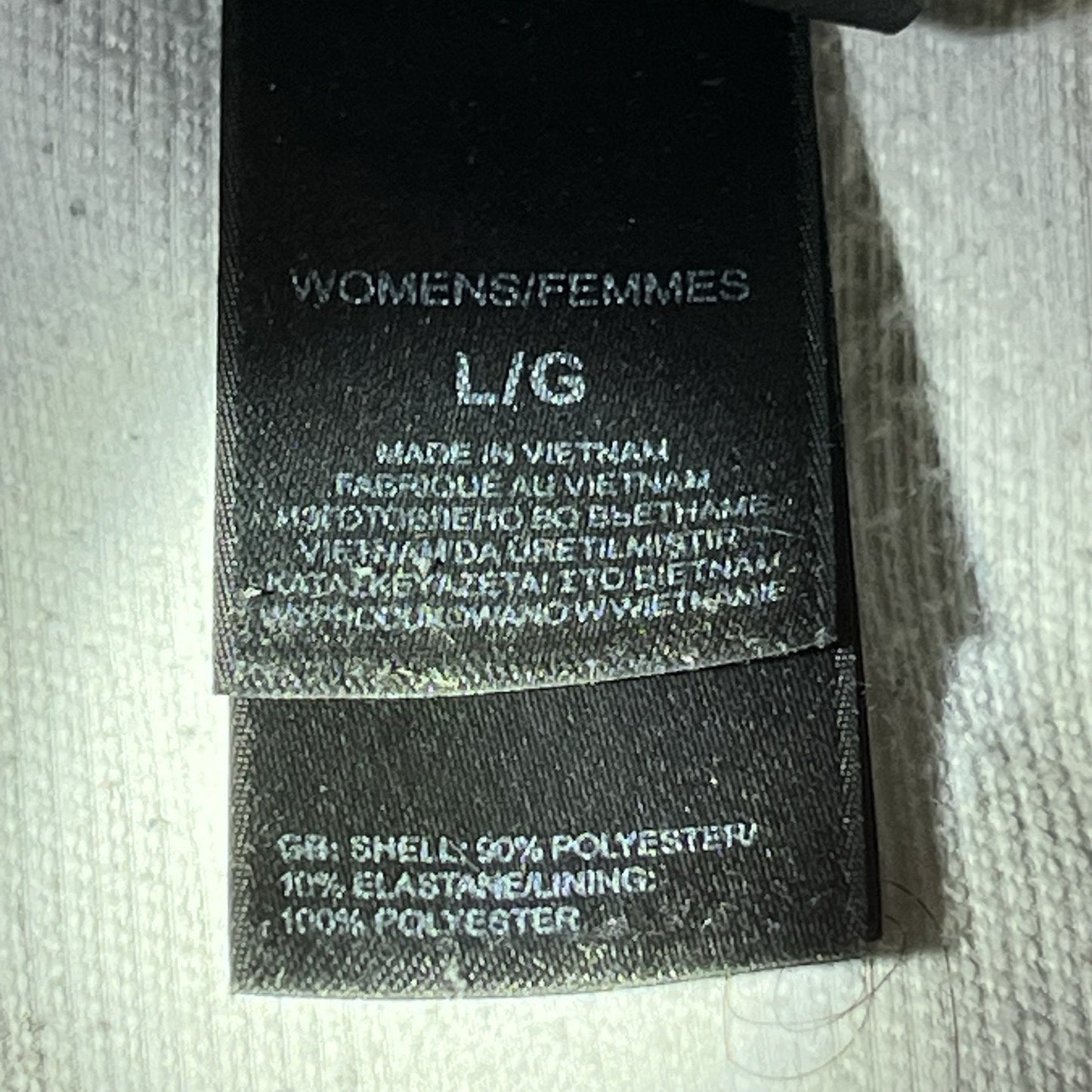 North Face Women’s Jacket Apex (L) Softshell Gray Full Zip
