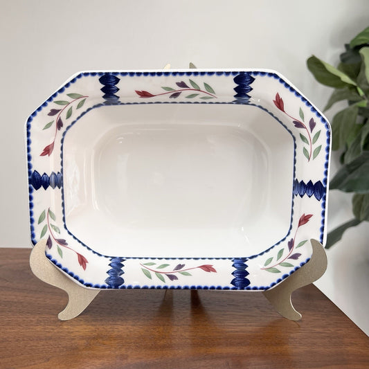 Adams China Lancaster English Ironstone Vegetable Serving Bowl Cottagecore