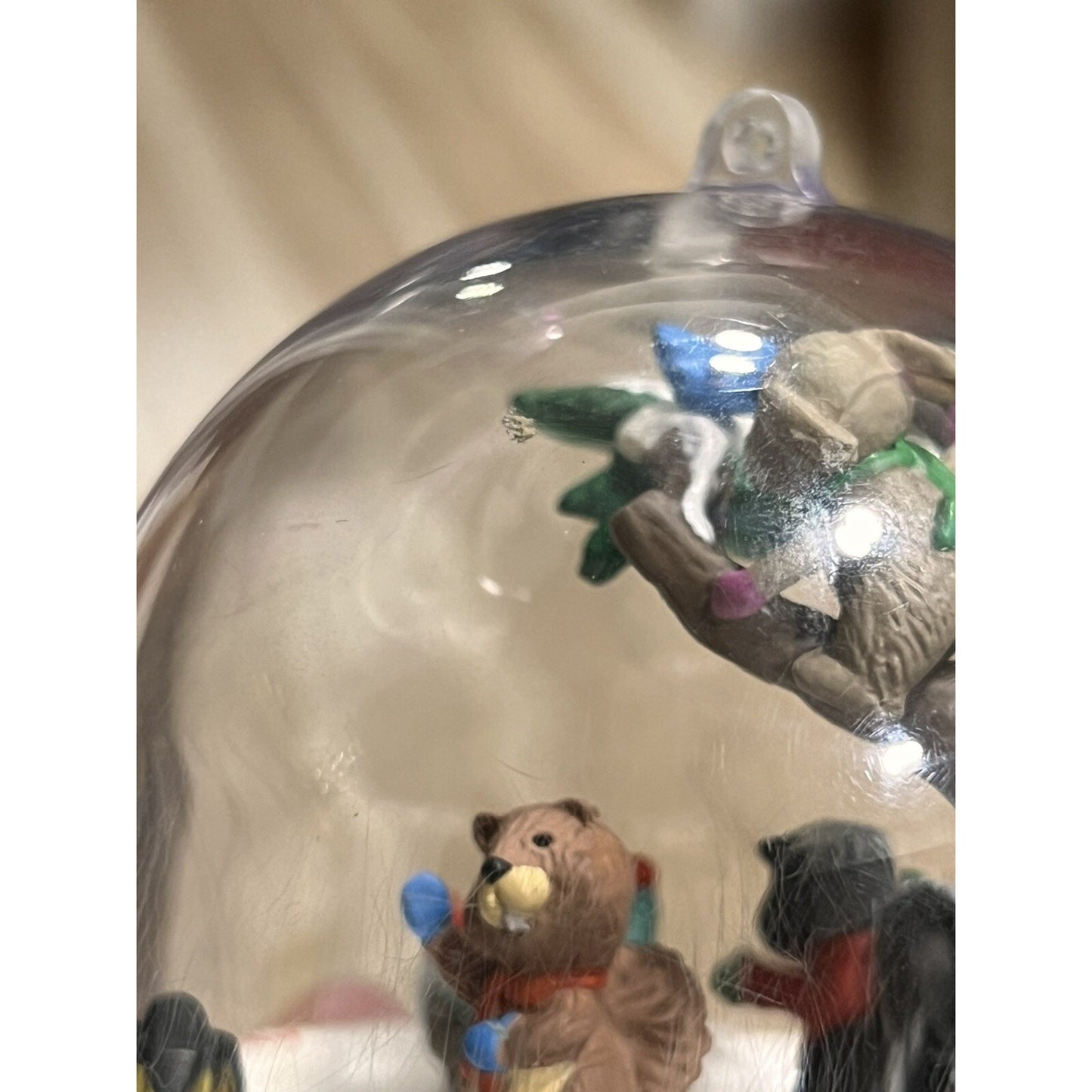 1991 “Forest Frolics” #3 QLX7219 Hallmark Christmas Ornament Light & Motion