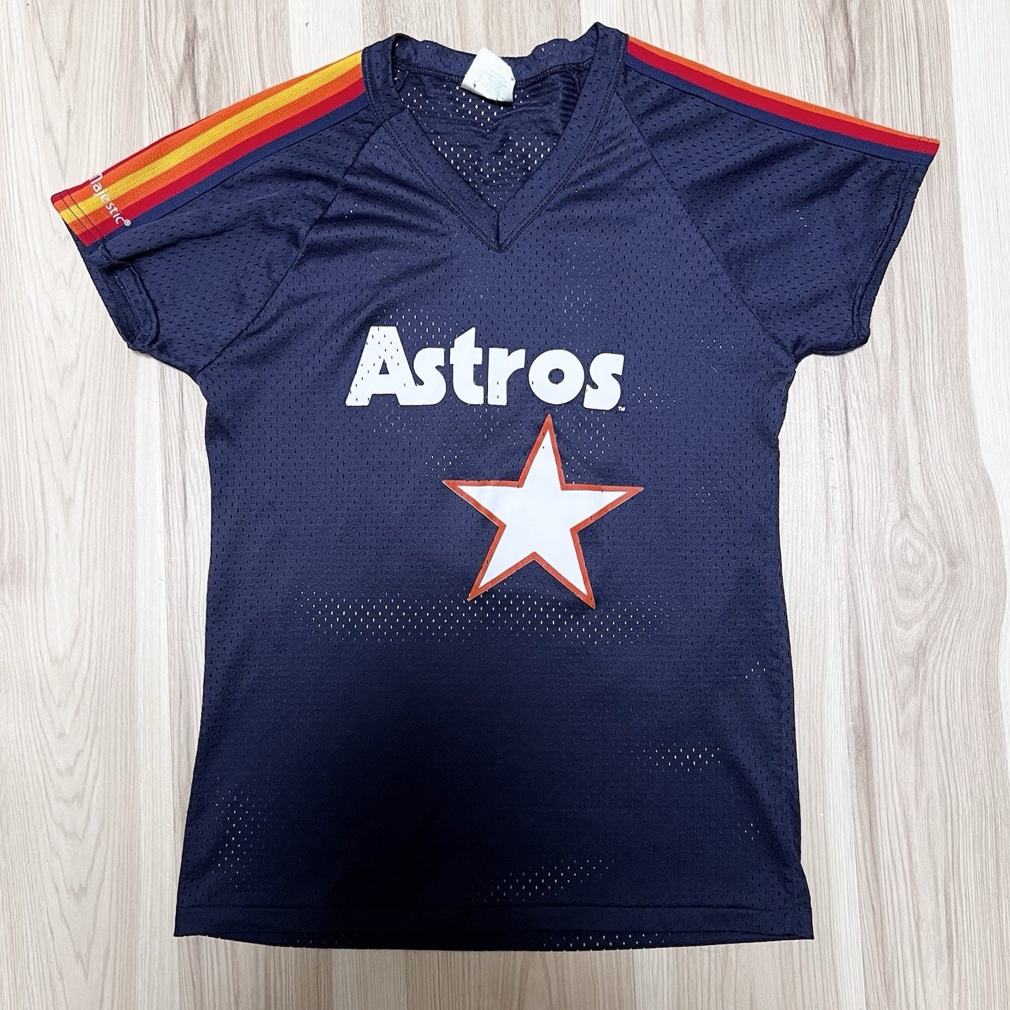 1980’s RARE Vintage Majestic Houston Astros Jersey Shirt Women (L) #12 Reynolds