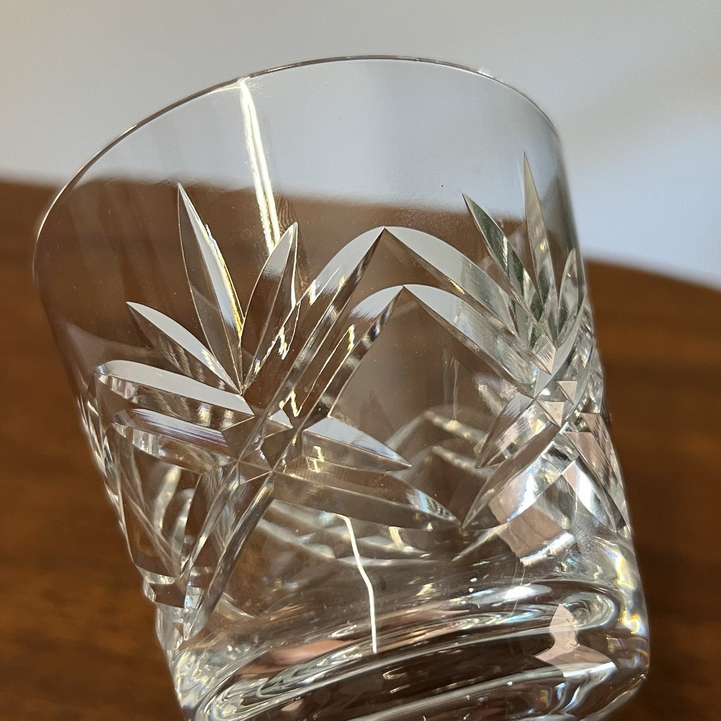Thomas Webb London Clear Wine Glasses Vintage Barware Regency Old Money Luxury