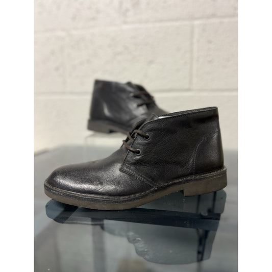 Bloomingdale's Marengo Black Suola Leather chukka Boots Sz 7 Men’s Made In Italy