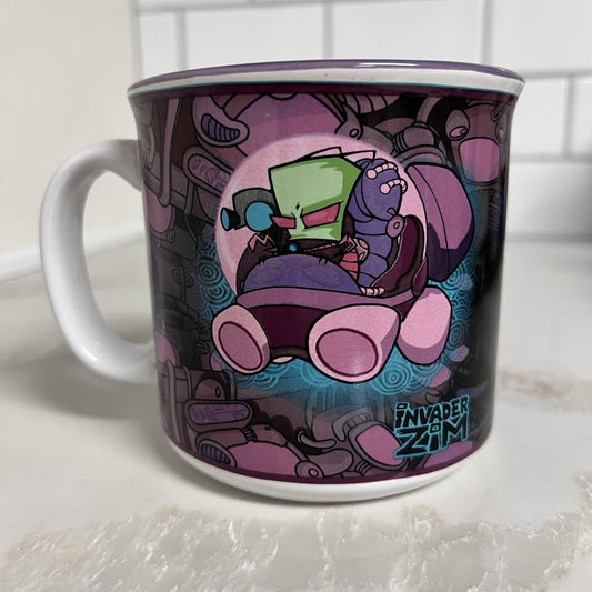 Invader Zim Coffee Mug “You’re All Doomed” Cartoon Collectible