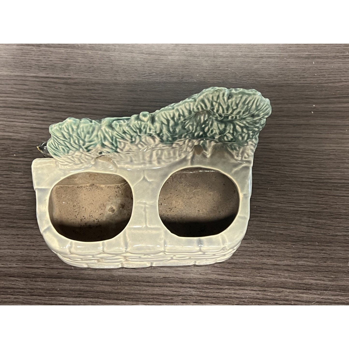 VTG 1950's McCoy "Village Smithy" planter "Under the Spreading Chestnut Tree"