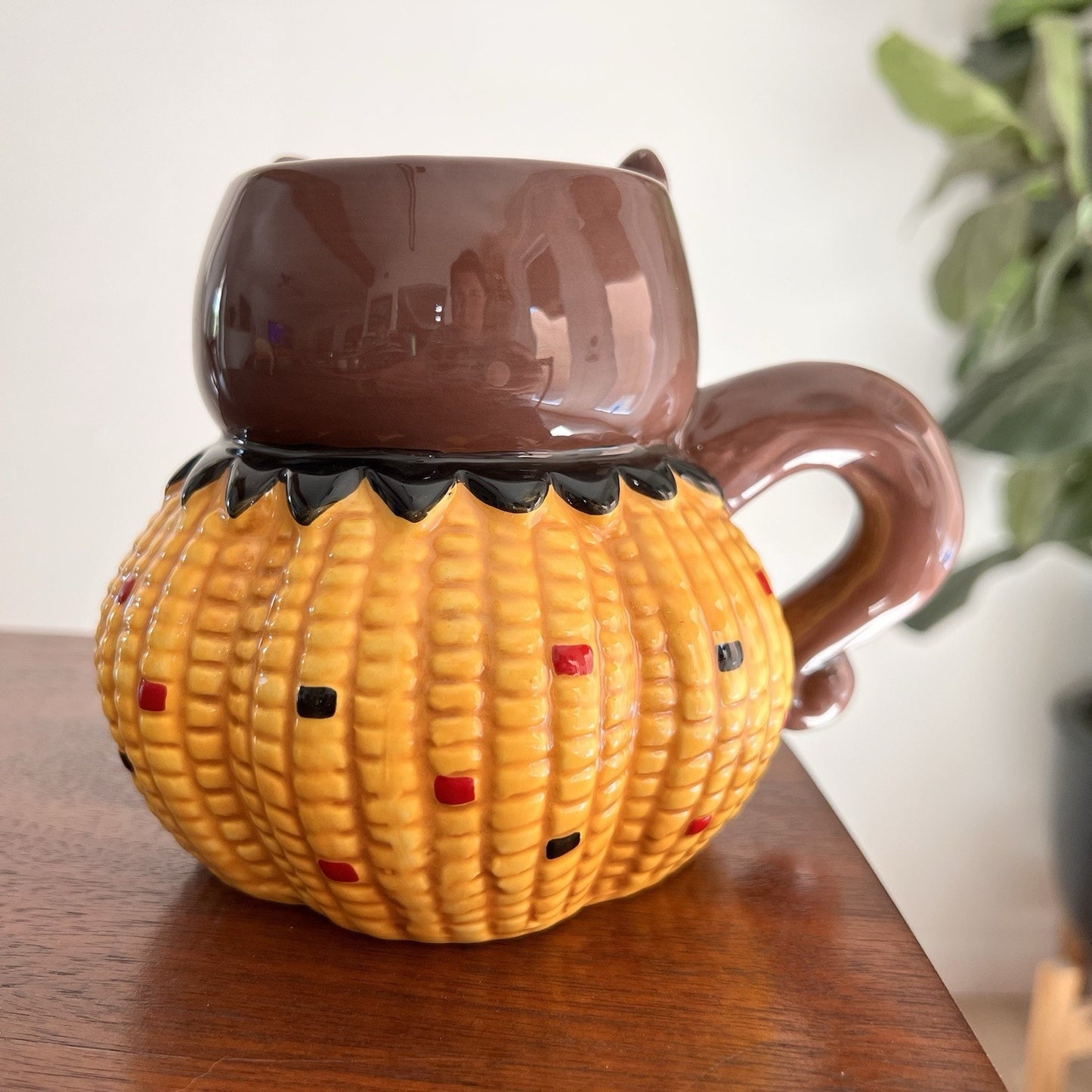 Johanna Parker Squirrel Mug Harvest Critter Retro Vintage Kitsch Anthropomorphic