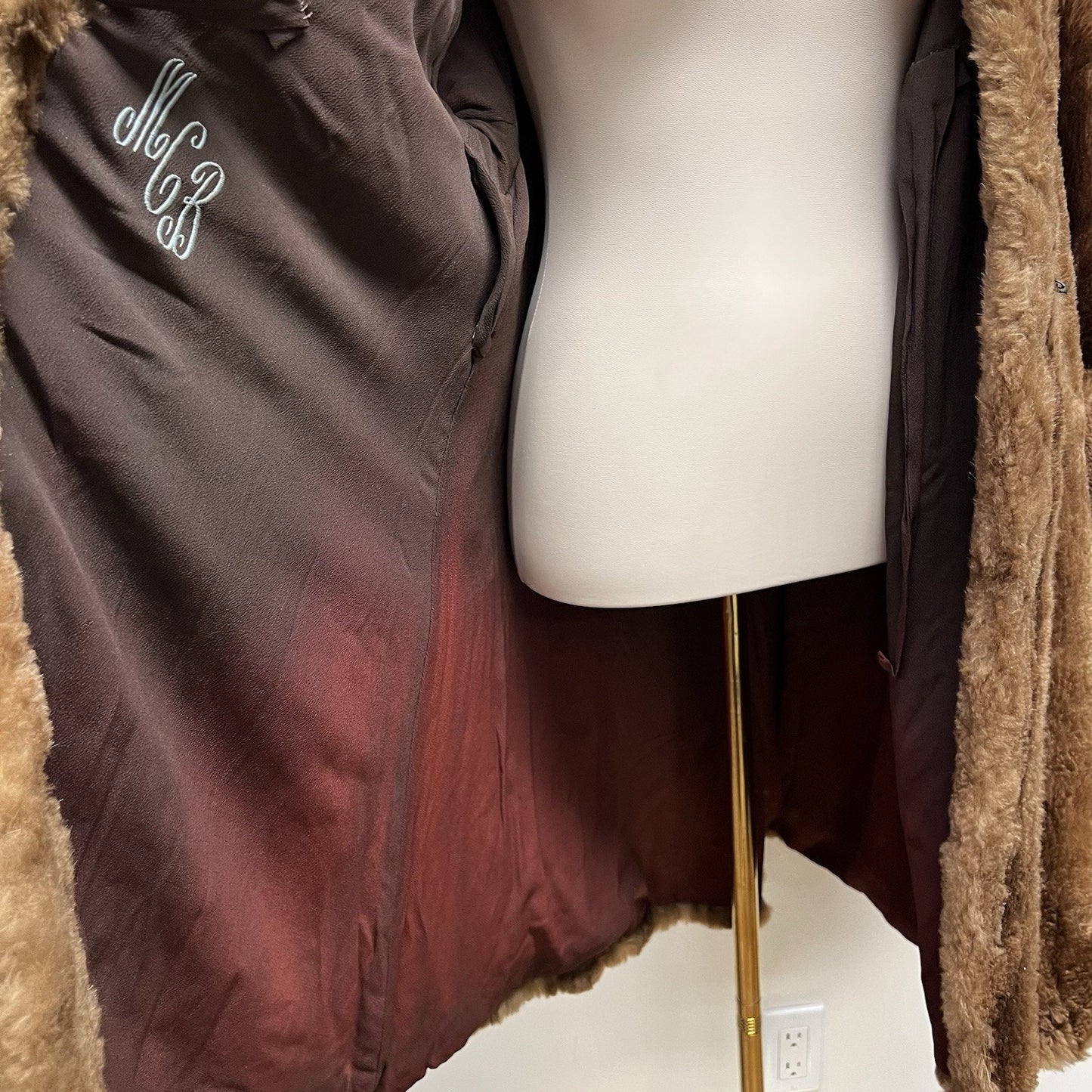 50s Gittelmans Sons Beaver Fur Coat Mob Wife Old Money Luxe Mobster Glam Brown