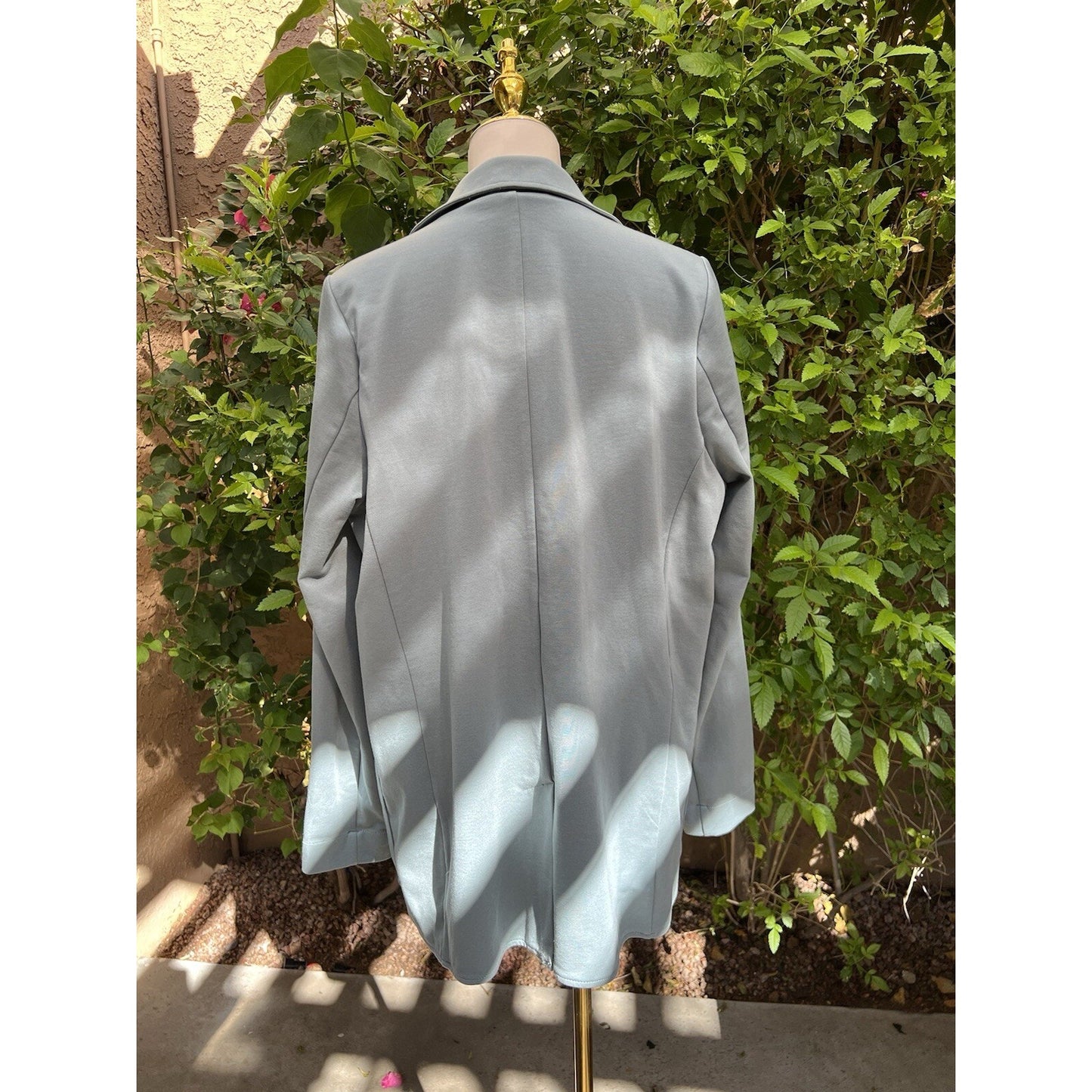 Athleta Eastbound Blazer Sz 12 Boyfriend Travel Work Career Relaxed Stretch