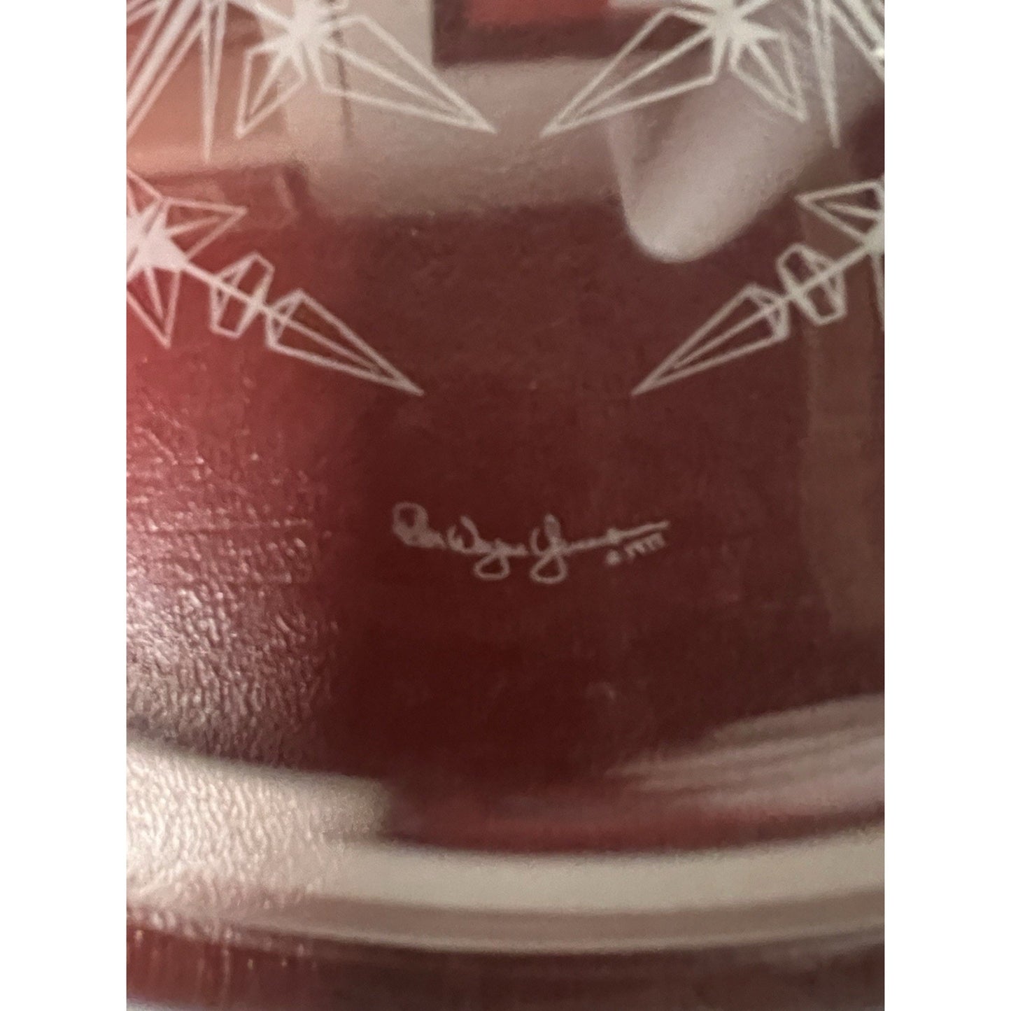 Vintage 1977 Franklin Crystal Plate “Snowflake” By Peter Yenawine Franklin Mint