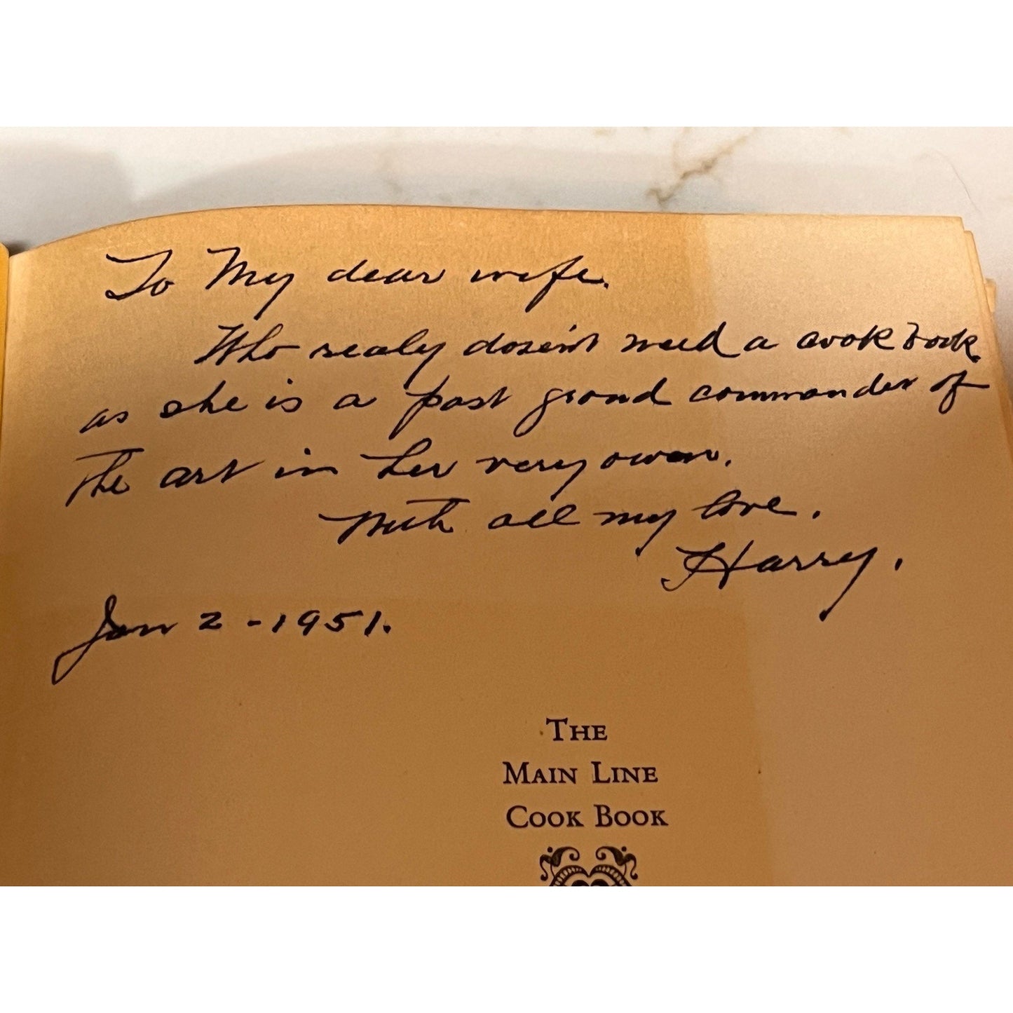 Vintage The Main Line Cook Book First Edition Hard Cover w/Dust Jacket 1950