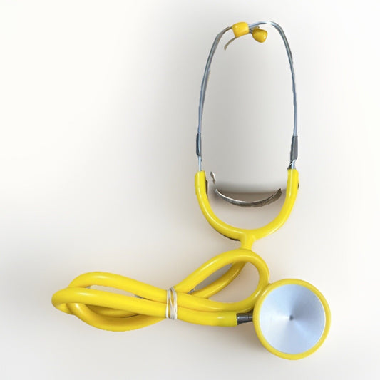 Hopkins Medical Products Stainless Steel Dual Head Stethoscope - Yellow