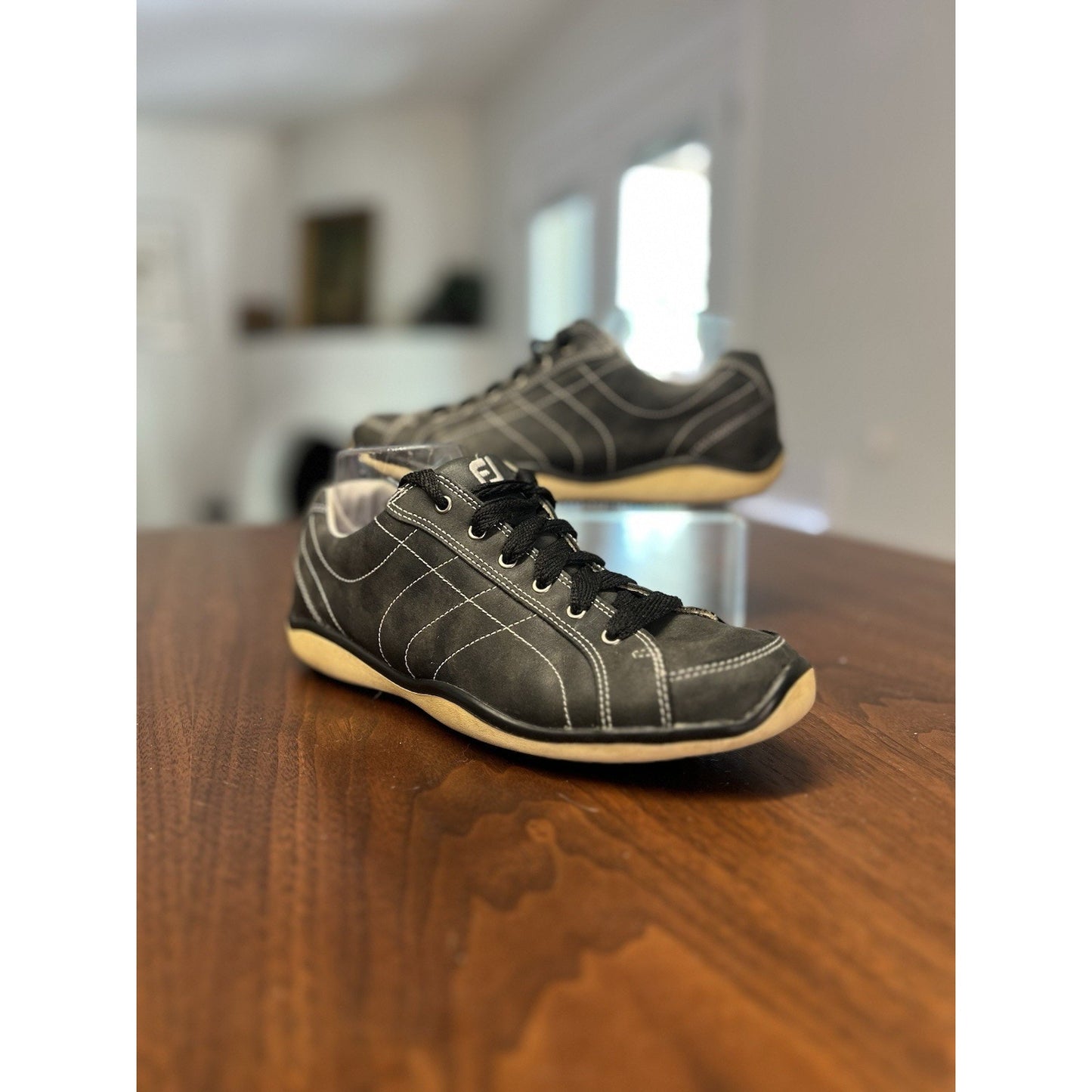 FootJoy LoPro Collection Shoes Womens 8.5M Spikeless Golf Sneakers Charcoal Grey
