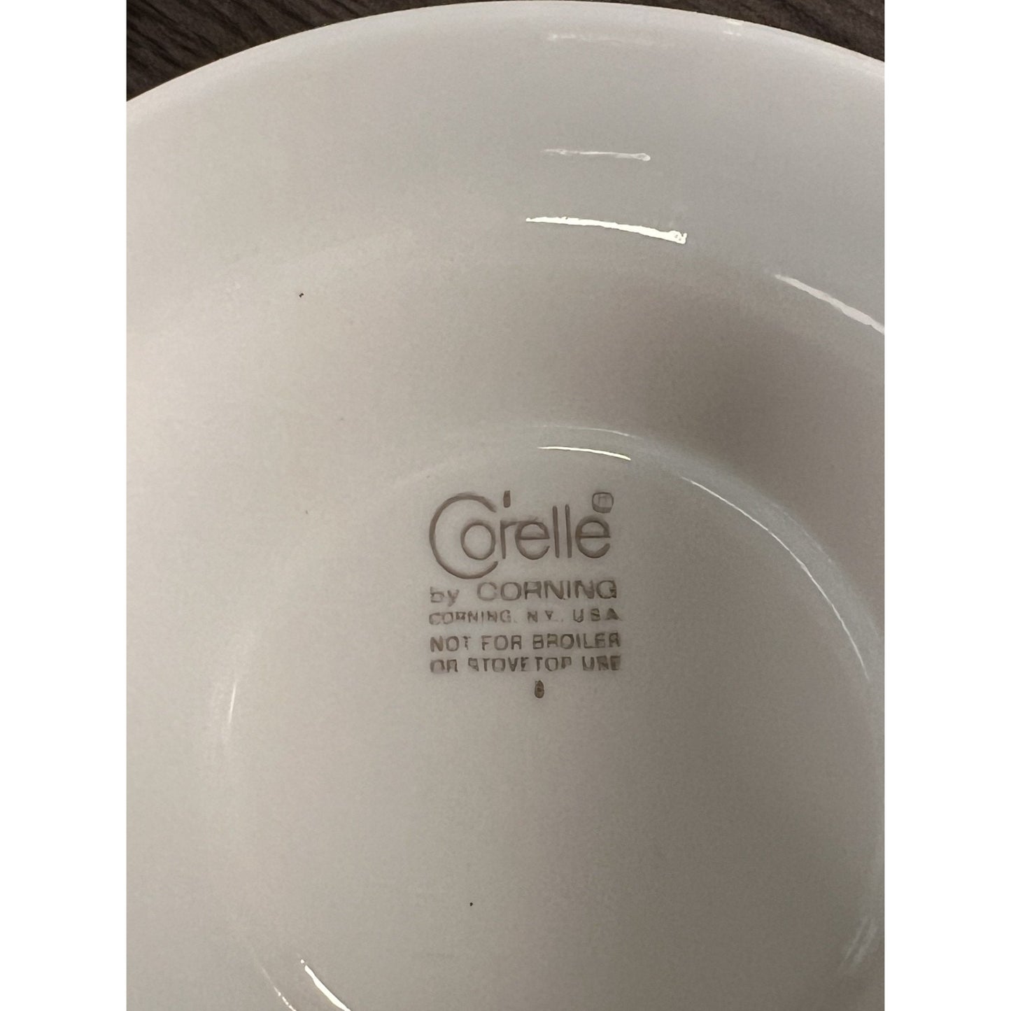 Set of 5 Vtg Corelle Corning Ware Saucer Plates Retro MCM Butterfly Gold 6 1/4”