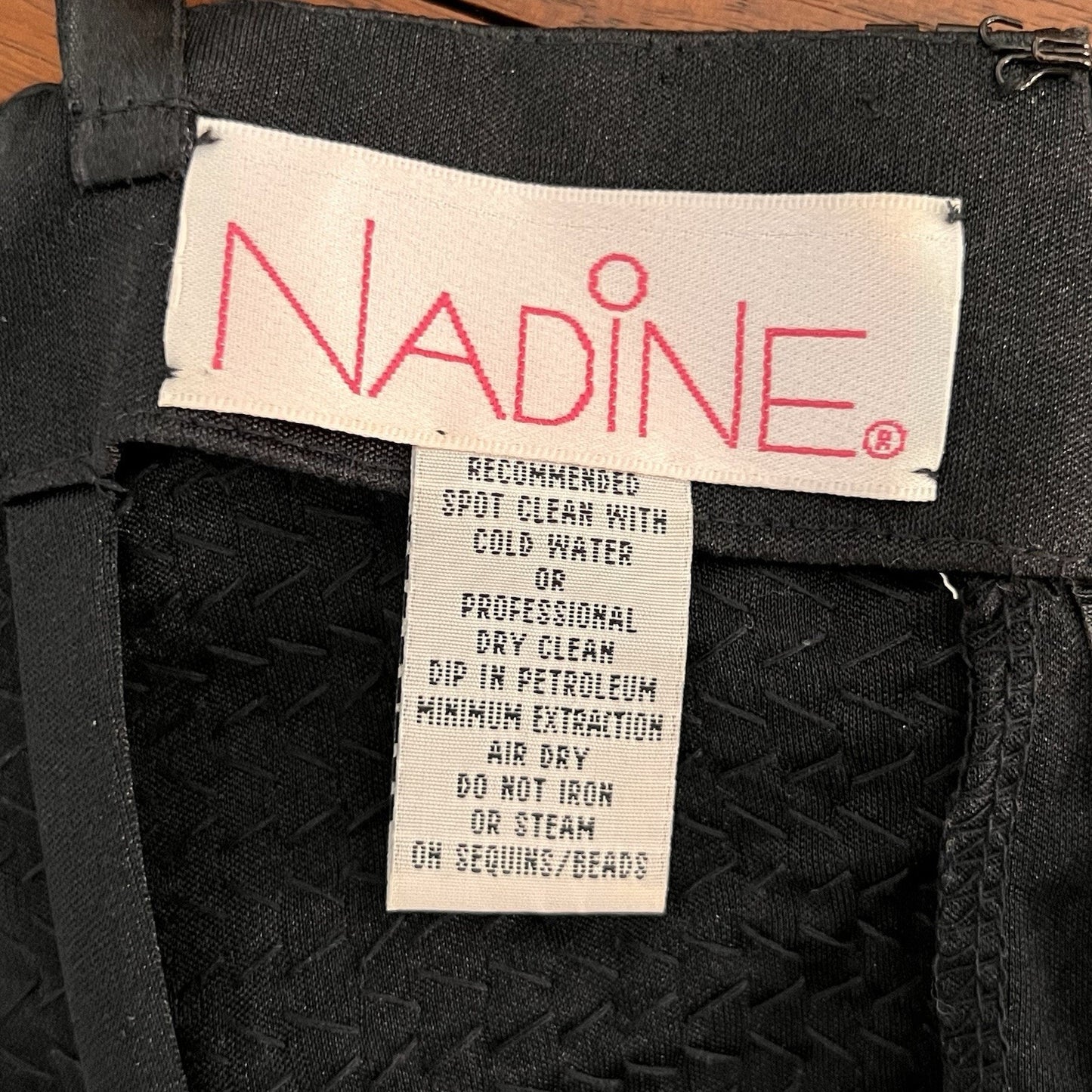 Vintage Nadine (S) Hand Beaded Piano Music Sequin Kitsch Cocktail Dress Unique