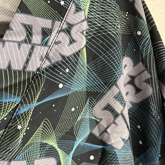 5X Cherokee Scrubs Tooniforms Star Wars Unisex V Neck Top All Over Print