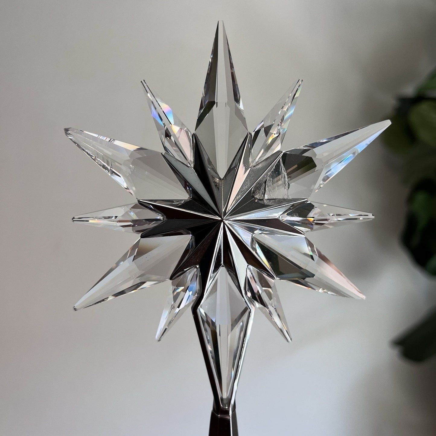 Swarovski Rockefeller Shining Star 2006 Crystal Tree Topper ❄️ Flawed ❄️
