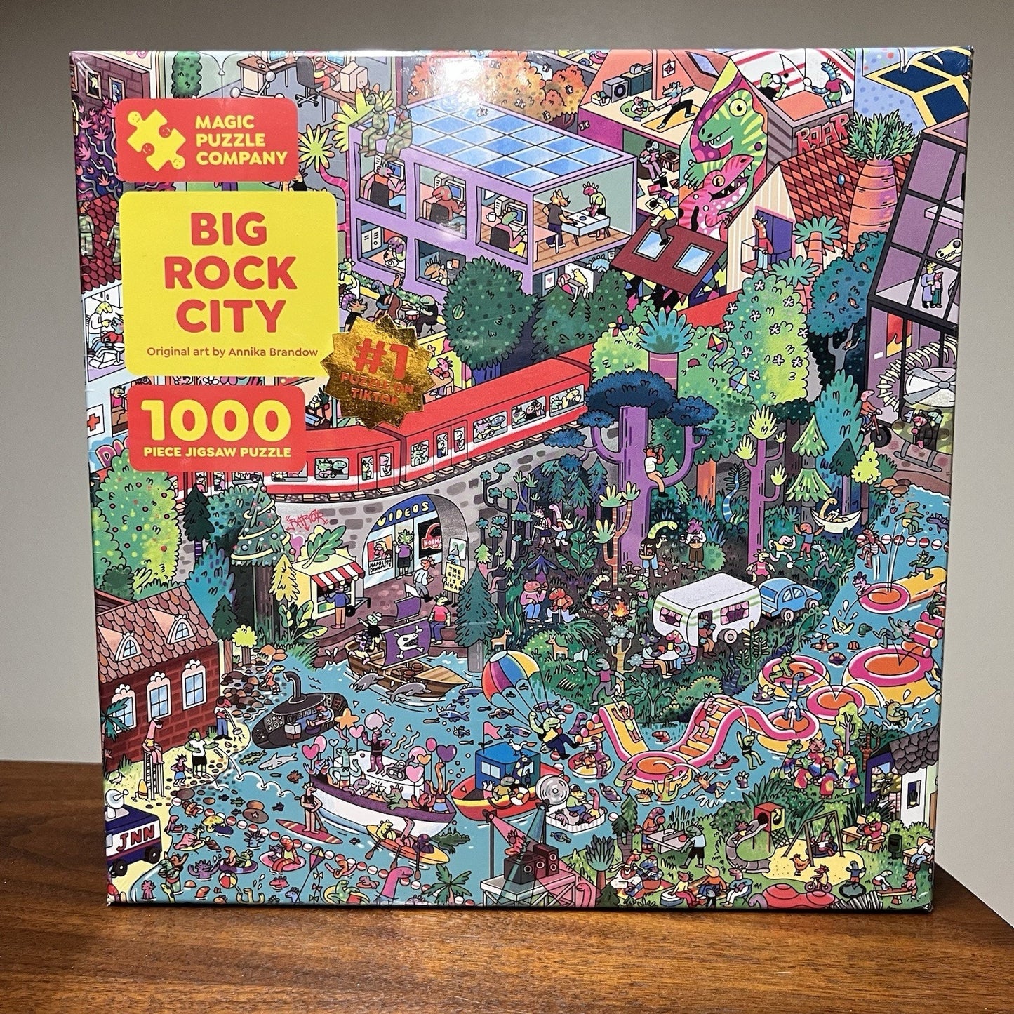 NEW Magic Puzzle Company “Big Rock City” 1000 Piece Jigsaw TikTok 28x21”