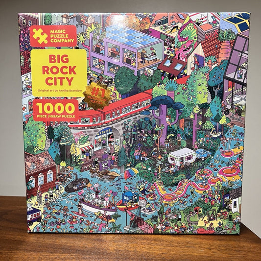 NEW Magic Puzzle Company “Big Rock City” 1000 Piece Jigsaw TikTok 28x21”