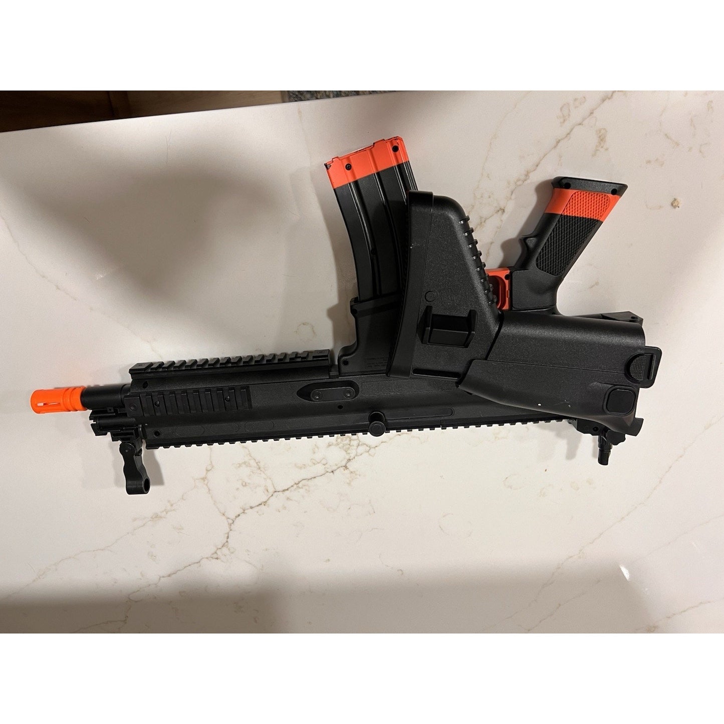 Cybergun FN Herstal SCAR-L Spring Airsoft Rifle Foldable Stock Black