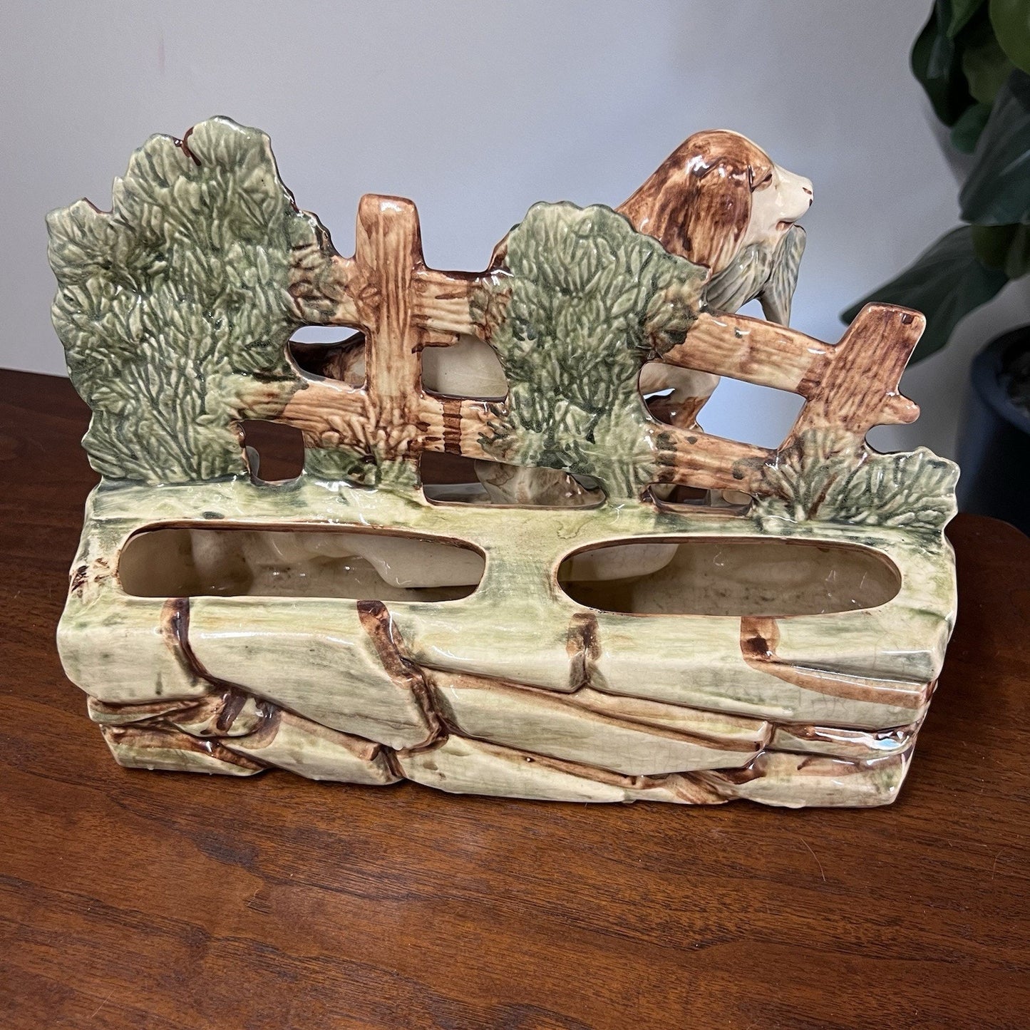 McCoy “No Hunting” Bird Dog Planter 13”