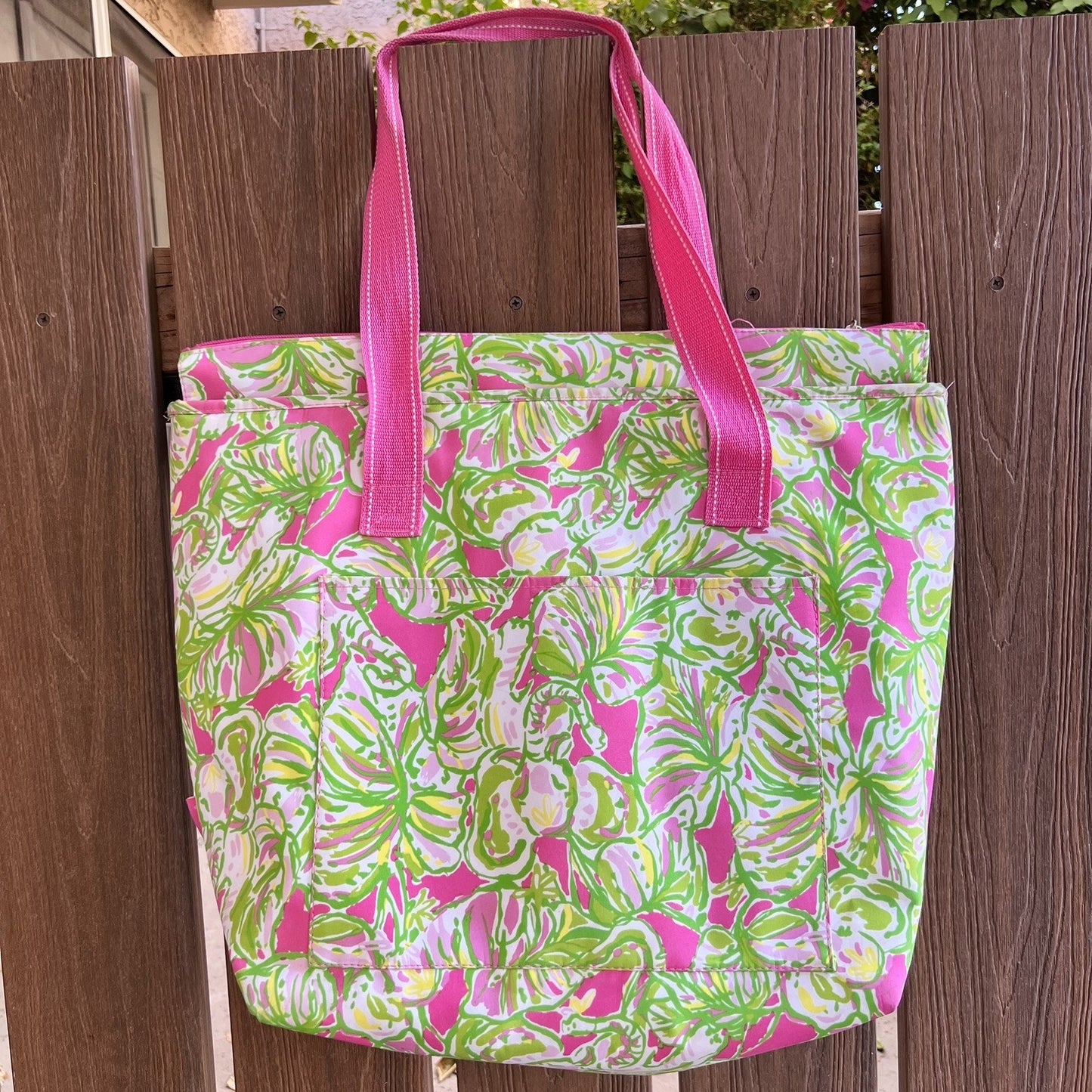 Lilly Pulitzer Insulated Large Cooler Grocery Bag Beach Tote Tropical Vacation