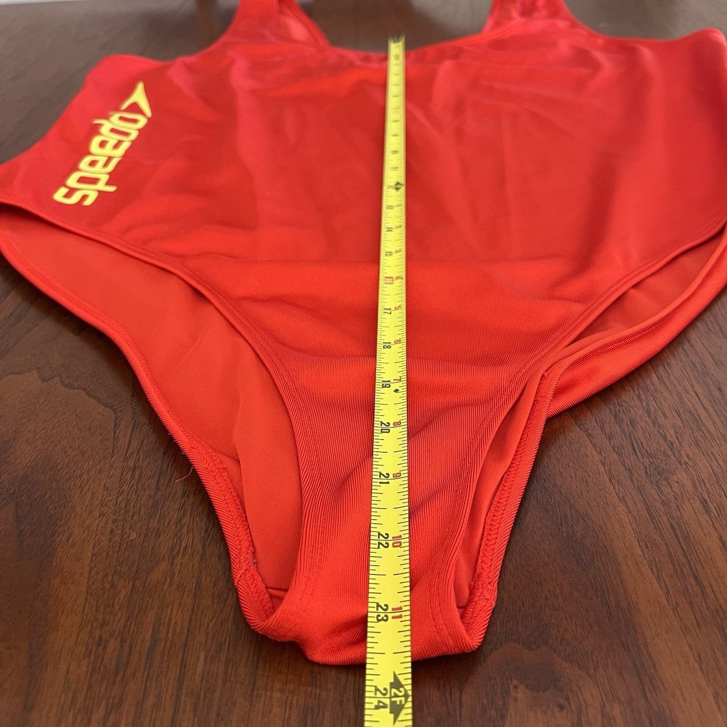 SPEEDO Forever 21 Plus 3x Swimsuit One Piece Bathing Suit Red Baywatch High Cut
