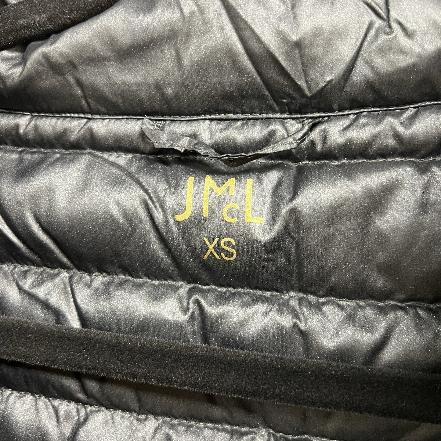 J. McLaughlin XS Sarabeth Short-Sleeve Puffer Jacket Goose Down Grey Designer