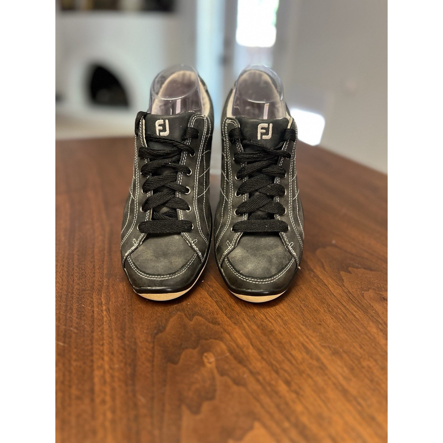 FootJoy LoPro Collection Shoes Womens 8.5M Spikeless Golf Sneakers Charcoal Grey