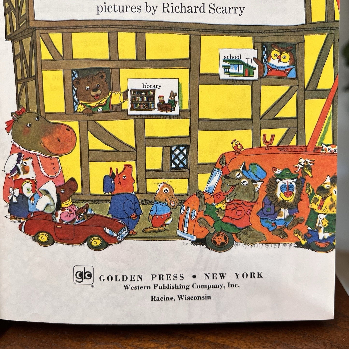 1976 Richard Scarry's Best Story Book Ever Golden Press Vintage Childrens EUC