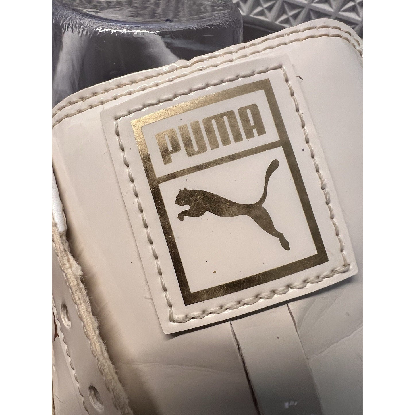 Puma Basket Platform Patent "Oatmeal" (Model: 363314-02) Women’s Size 6