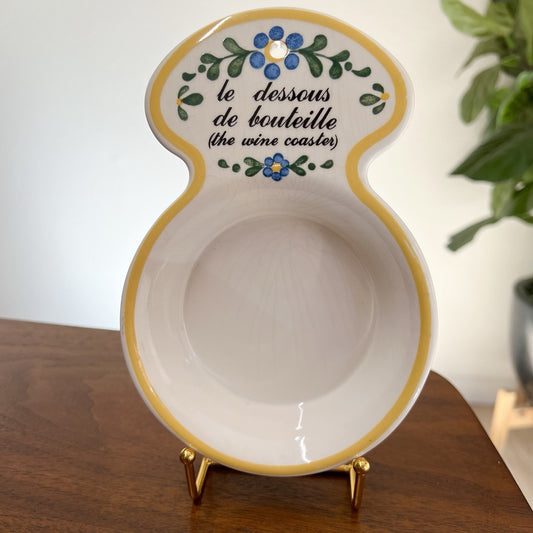 Sigma Wine Bottle Coaster La Lecon De Francais French Country Floral Tastesetter